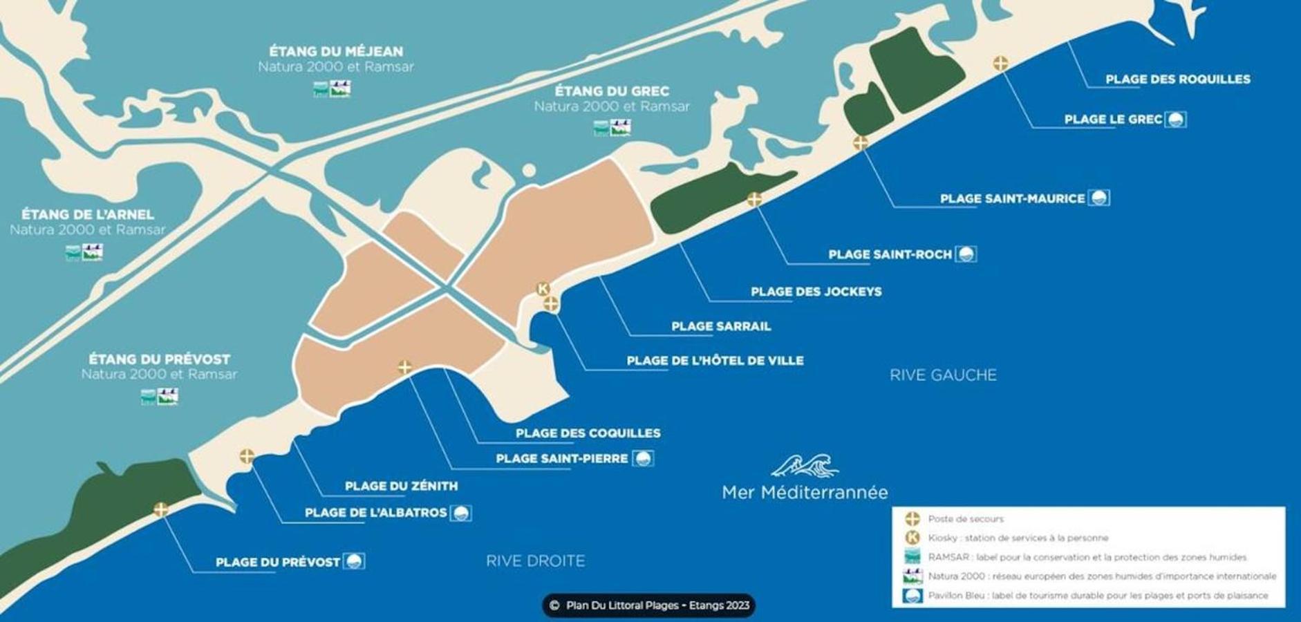 Les Sables De Palavas - T2 A 50M De La Plage - Clim, Wifi エクステリア 写真